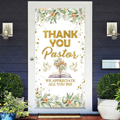 Aperturee - Aperturee Thank You Pastor We Appreciate All You Do Door Cover