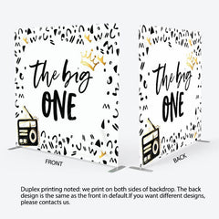 Aperturee - Aperturee The Big One Fabric Backdrop Cover for Birthday Party