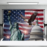 Aperturee - Aperturee The White House Celebration Eagle Photo Backdrop