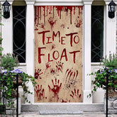 Aperturee - Aperturee Time To Float Terrible Bloody Halloween Door Cover