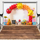 Aperturee - Aperturee Toys Arch Balloons Back To School Combo Set Backdrop