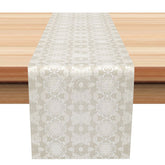 Aperturee - Aperturee Traditional Slovak Folk Art Pattern Table Runner for Ethnic and European Inspired Dining Decor