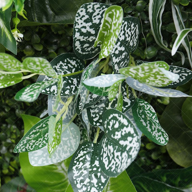Aperturee - Aperturee Tribal Greenery Artificial Flower Wall For Wedding