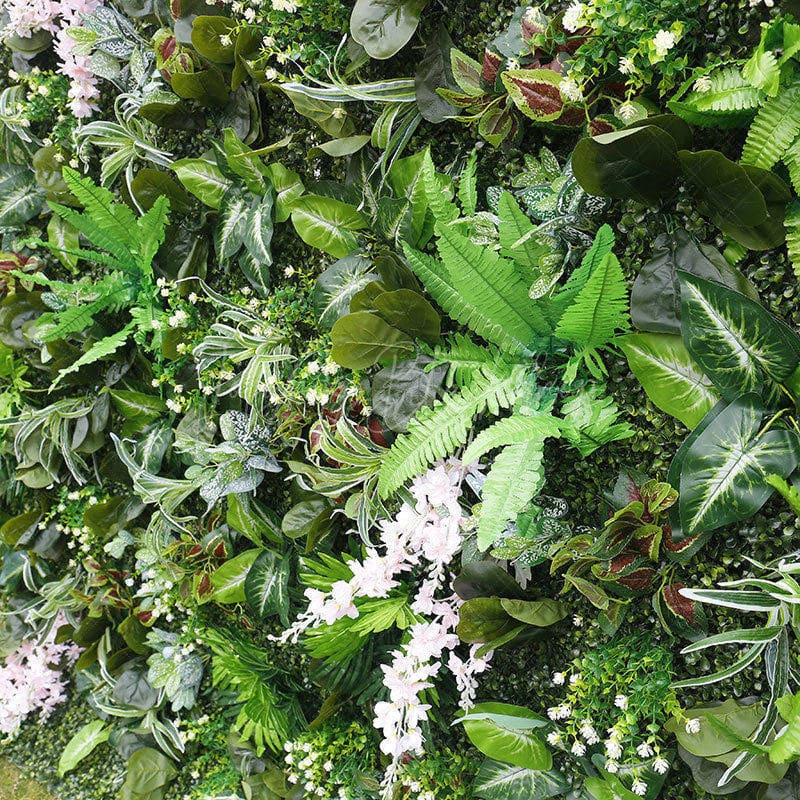 Aperturee - Aperturee Tribal Greenery Artificial Flower Wall For Wedding