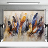 Aperturee - Aperturee Tribal Indigenous Feathers Fine Art Photo Backdrop