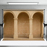 Aperturee - Aperturee Triple Arch Nude Color Architecture Photo Backdrop