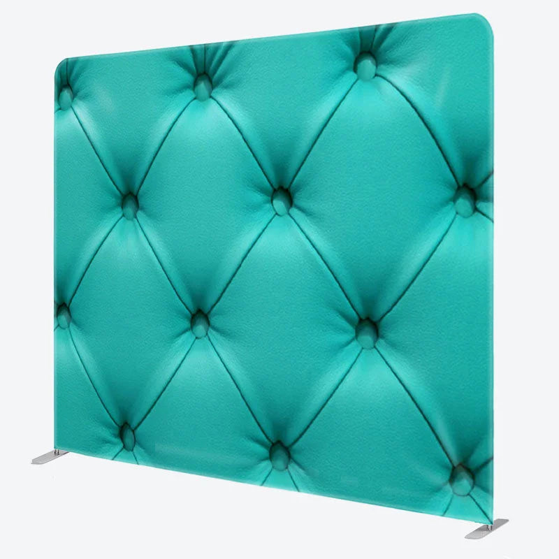 Aperturee - Aperturee Turquoise Tiffany Leather Pattern Backdrop For Party
