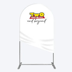 Aperturee - Aperturee Two Infinity And Beyond Simple Birthday Arch Backdrop