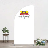 Aperturee - Aperturee Two Infinity And Beyond Simple Birthday Half Moon Arch Backdrop