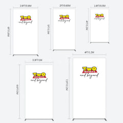 Aperturee - Aperturee Two Infinity And Beyond Simple Birthday Rectangle Backdrop