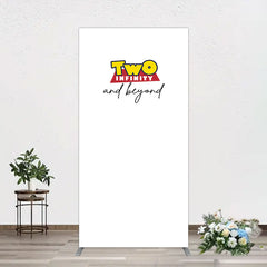 Aperturee - Aperturee Two Infinity And Beyond Simple Birthday Rectangle Backdrop