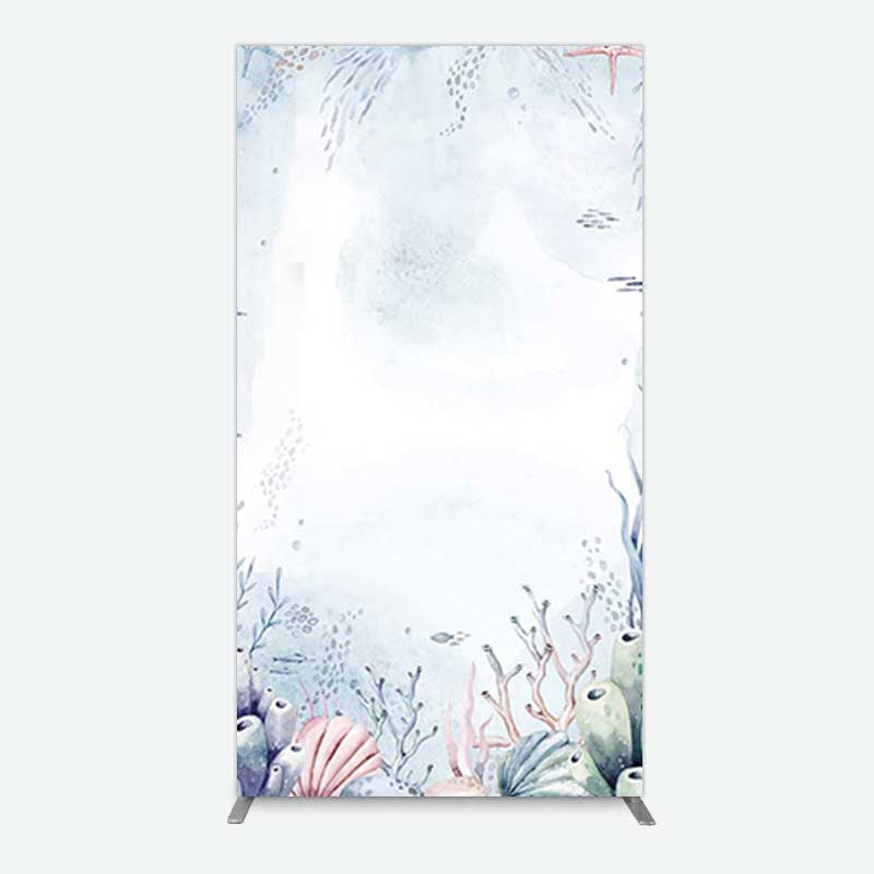 Aperturee Aperturee Under Sea Coral Birthday Party Rectangle Backdrop