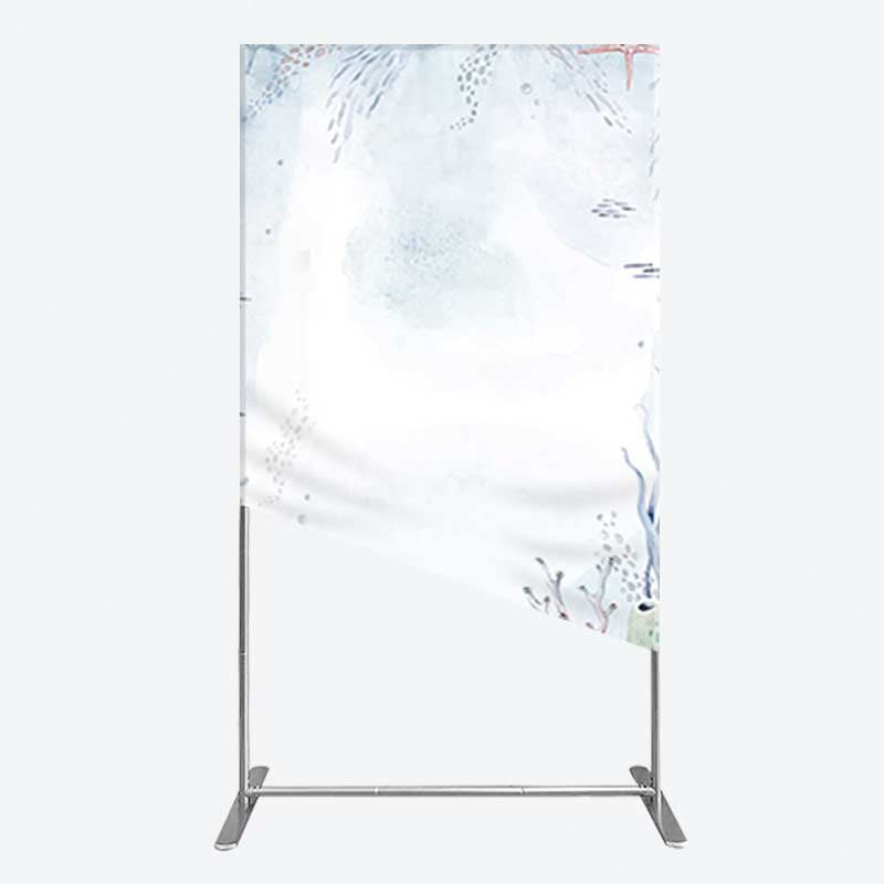 Aperturee Aperturee Under Sea Coral Birthday Party Rectangle Backdrop