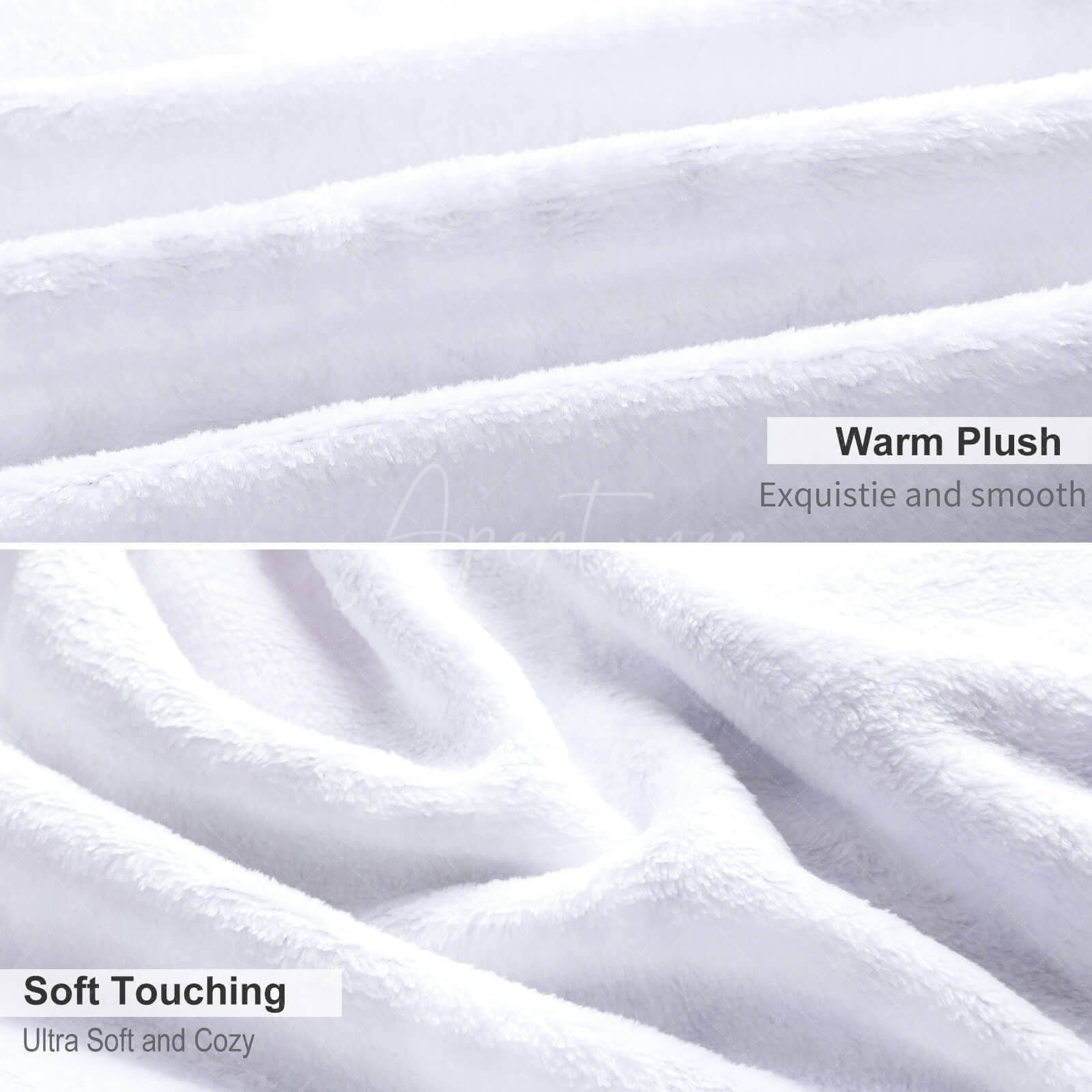 Aperturee - Aperturee Undersea Colorful Animals Custom Name Girl Blanket