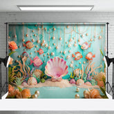 Aperturee - Aperturee Underwater World Summer Vibe Cake Smash Backdrop
