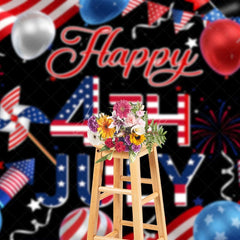 Aperturee - Aperturee Usa Flag 4th July Cheers Independence Day Backdrop