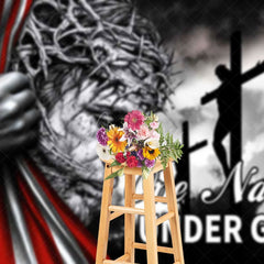 Aperturee - Aperturee Usa Flag One Nation Under God Independence Day Backdrop