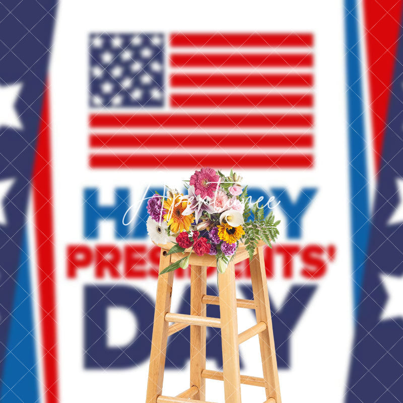 Aperturee - Aperturee Usa Flag Patriotic Happy Presidents Day Backdrop