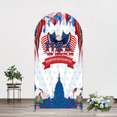 Aperturee - Aperturee Usa Flag Presidential Inauguration Day Arch Backdrop