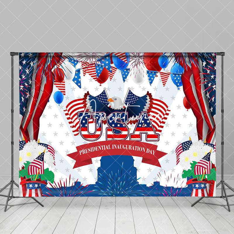 Aperturee - Aperturee Usa Flag Presidential Inauguration Day Backdrop