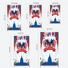 Aperturee - Aperturee Usa Flag Presidential Inauguration Day Rectangle Backdrop