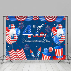 Aperturee - Aperturee Usa Flag Sparkle 4th July Independence Day Backdrop