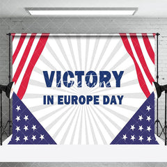 Aperturee - Aperturee Usa Flag Stripe Stars Victory In Europe Day Backdrop