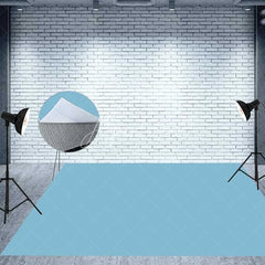 Aperturee - Aperturee Valentine’s Day Combo Set Backdrop Pastel Heart Curtain Photography Background Blue XOXO Love Photo Prop