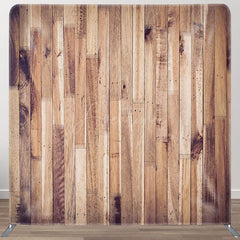 Aperturee - Aperturee Vertical Wood Minimalist Square Tension Backdrop