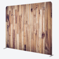 Aperturee - Aperturee Vertical Wood Minimalist Square Tension Backdrop