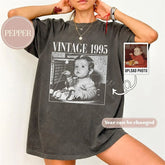 Aperturee - Aperturee Vintage 1995 Custom Photo and Year T Shirt Gift