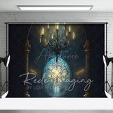 Aperturee - Aperturee Vintage Magic Chandelier Architecture Photo Backdrop