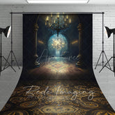 Aperturee - Aperturee Vintage Magic Chandelier Architecture Sweep Backdrop