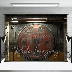 Aperturee - Aperturee Vintage Wooden Jedi Ship Door Photography Backdrop