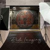 Aperturee - Aperturee Vintage Wooden Jedi Ship Door Sweep Photo Backdrop