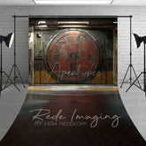 Aperturee - Aperturee Vintage Wooden Jedi Ship Door Sweep Photo Backdrop