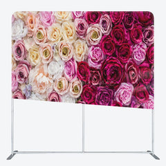 Aperturee - Aperturee Warm Romantic Colorful Roses Valentines Day Backdrop