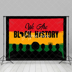 Aperturee - Aperturee We Are Red Yellow Green Black History Month Backdrop