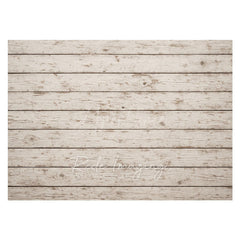 Aperturee - Aperturee White Wood Retro Mottled Rubber Floor Mat For Photo