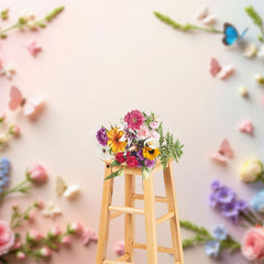 Aperturee - Aperturee Wildflower Blooming Pure Wall Spring Photo Backdrop