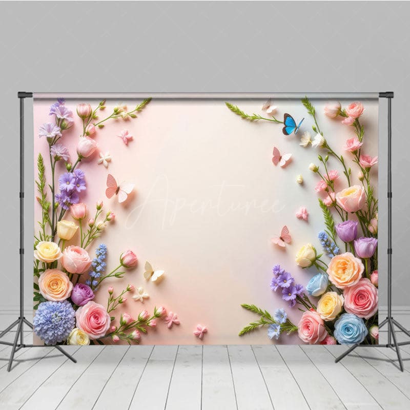 Aperturee - Aperturee Wildflower Blooming Pure Wall Spring Photo Backdrop