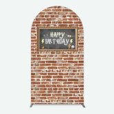 Aperturee Aperturee Wizard School Brick Wall Frame Birthday Arch Backdrop