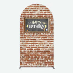 Aperturee Aperturee Wizard School Brick Wall Frame Birthday Arch Backdrop