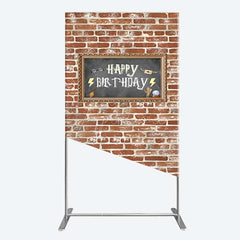 Aperturee Aperturee Wizard School Brick Wall Frame Birthday Rectangle Backdrop