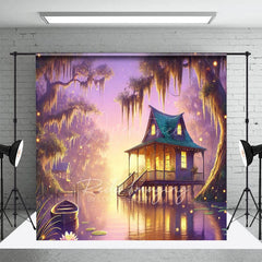 Aperturee - Aperturee Wonderland Forest Magical Bayou Photography Backdrop