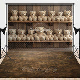 Aperturee Aperturee Wooden Showcase Bears Cake Smash Combo Set Backdrop