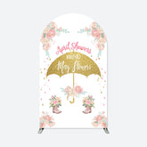 Aperturee - April Showers May Flowers Baby Shower Arch Backdrop