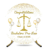 Aperturee - Bachelors Prelaw Class Of 2025 Grad Round Backdrop