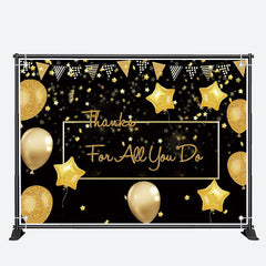 Aperturee - Balloons Black Teacher Appreciation Week Backdrop