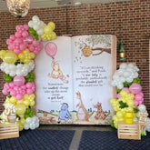 Aperturee - Bear Pillow Case Photo Booth Straight Backdrop